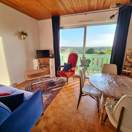 Studio avec superbe vue 5min à pied des Thermes Bagnoles de l'Orne Normandie Esterno foto