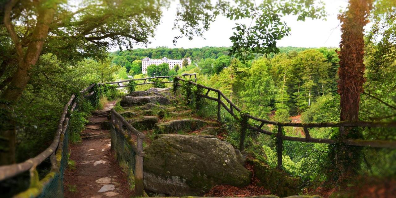 Studio avec superbe vue 5min à pied des Thermes Bagnoles de l'Orne Normandie Esterno foto